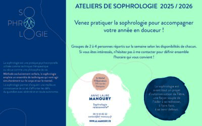 Ateliers de sophrologie en groupe 2025 / 2026